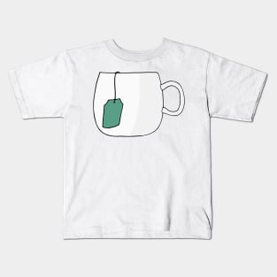 Tea Cup Hot Tea Mug Kids T-Shirt